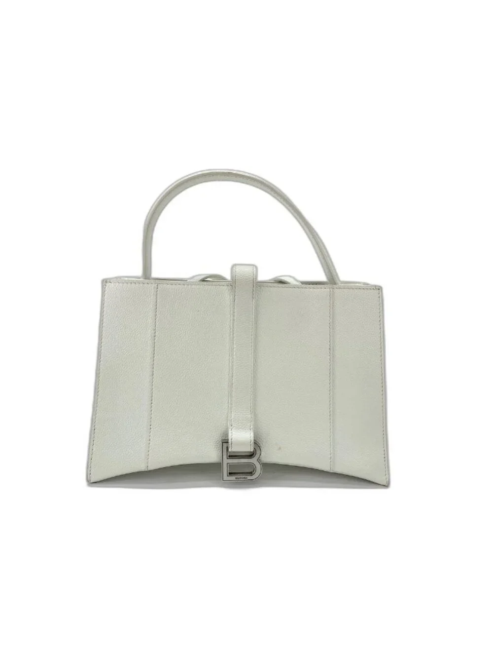 Balenciaga Handbag Leather 2-Way Hourglass